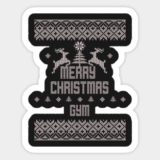 Merry Christmas GYM Sticker